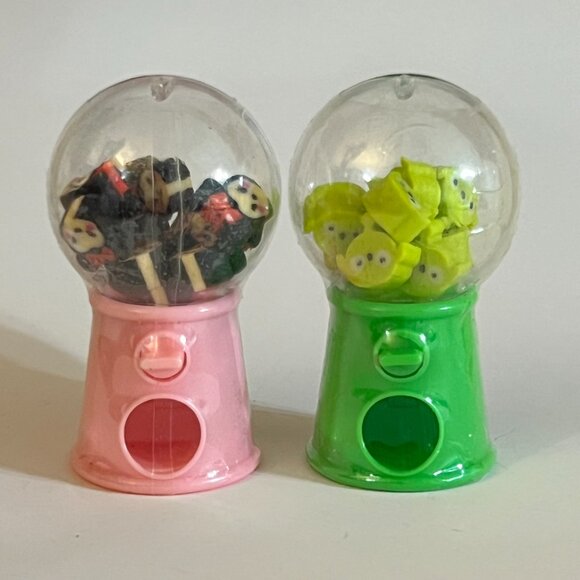 Lot of 6 Disney Mini Erasers Gumball Machines from Hong Kong Disneyland - Picture 4 of 7